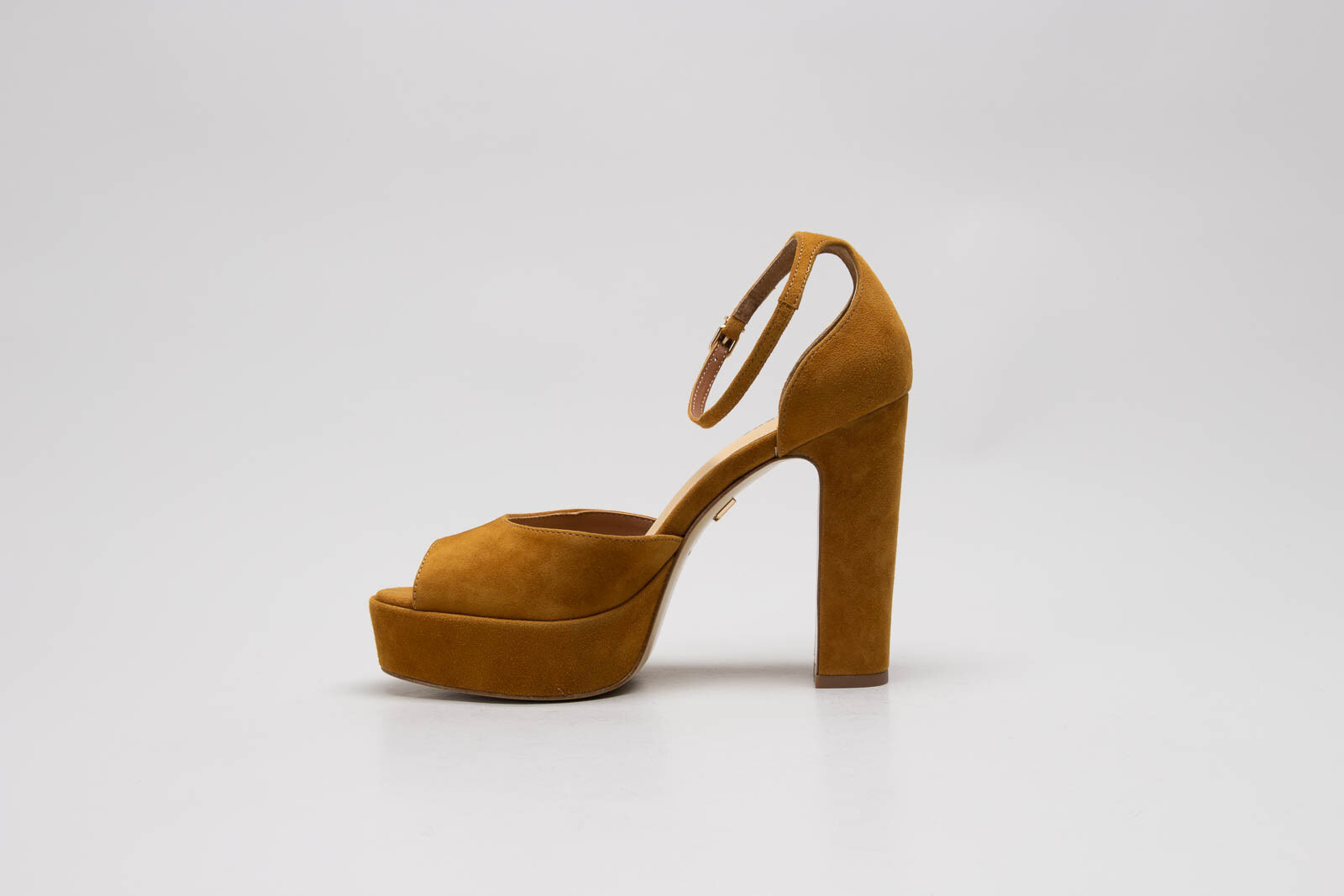 Cognac Sandaal hak image