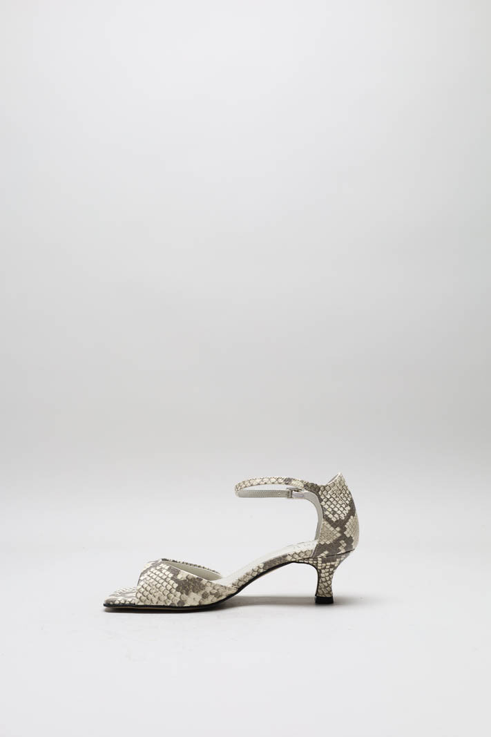 Greige Sandaal hak image