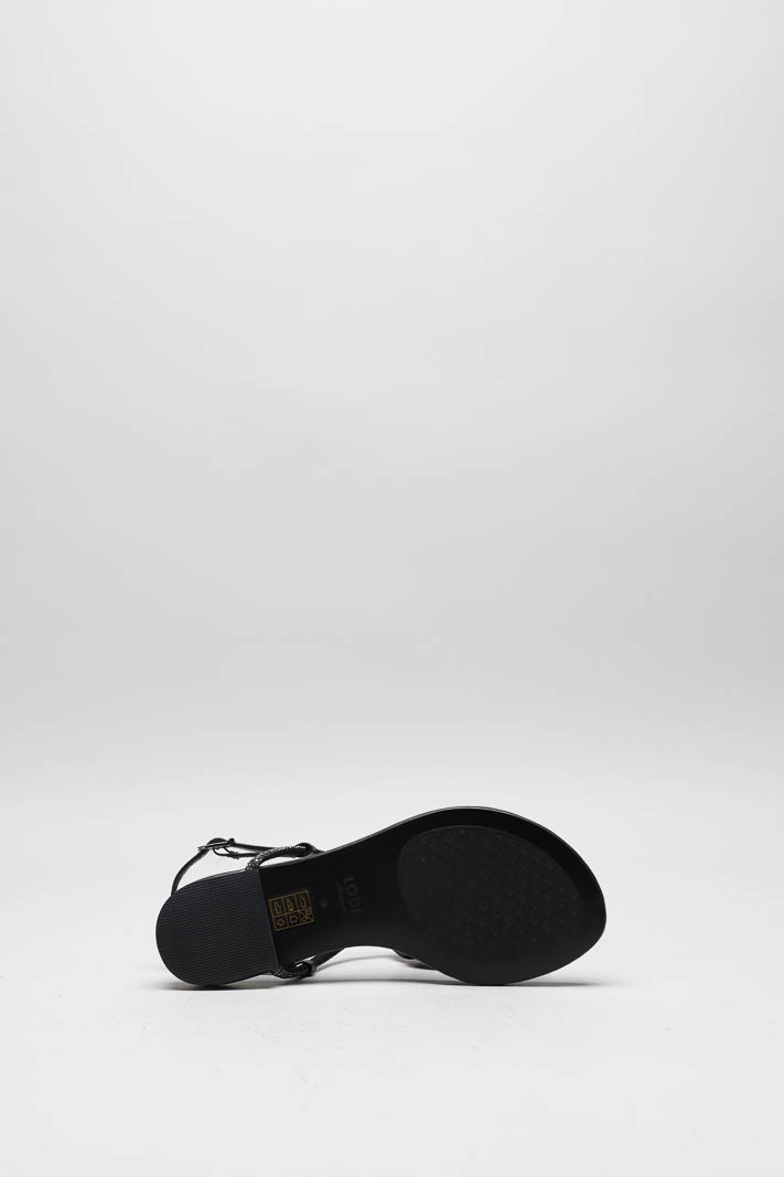 Zwart Sandaal plat image