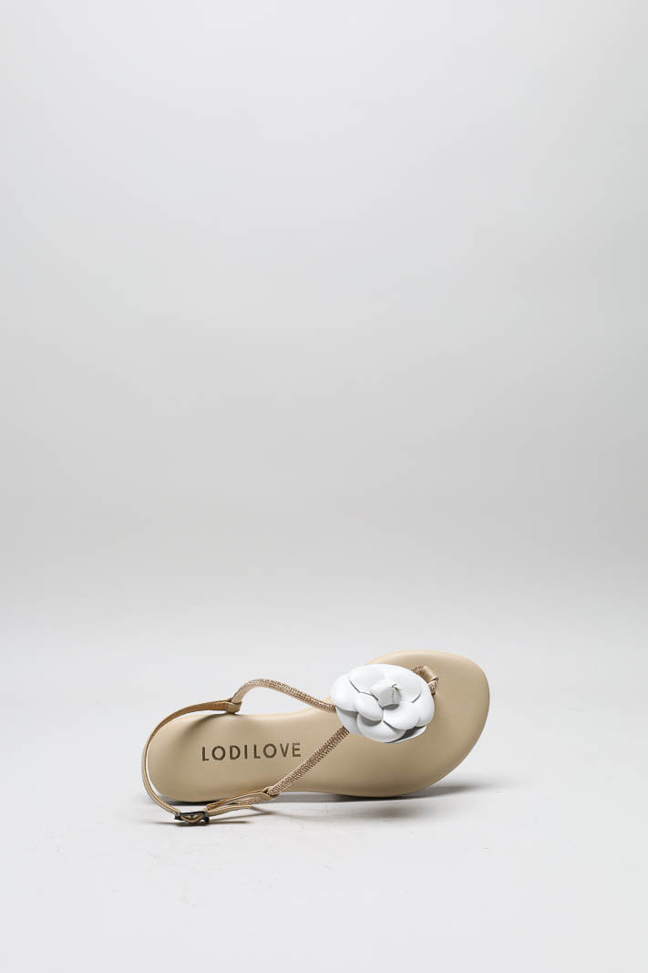 Beige Sandaal plat image