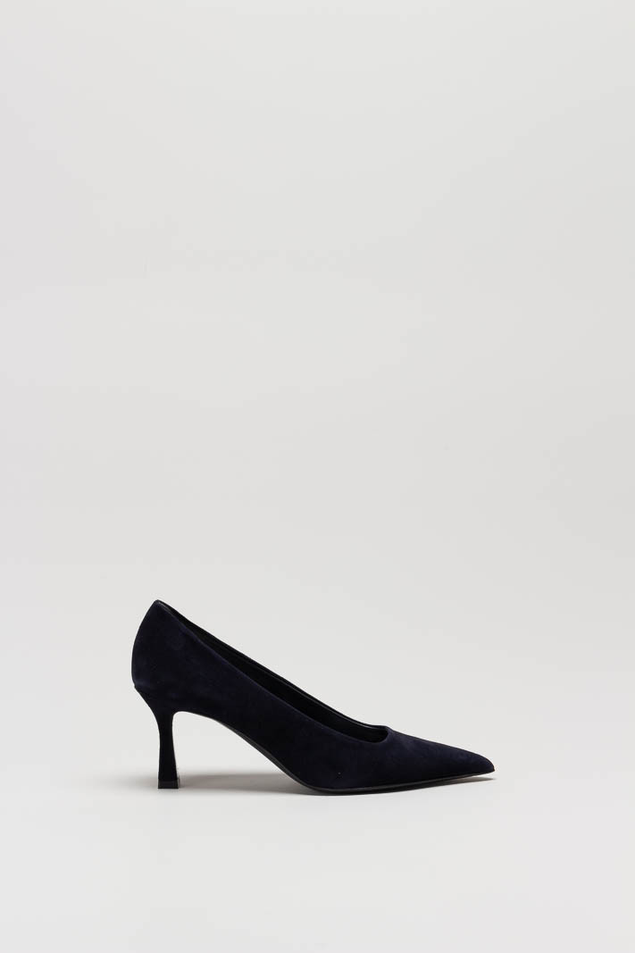 Donkerblauw Pump