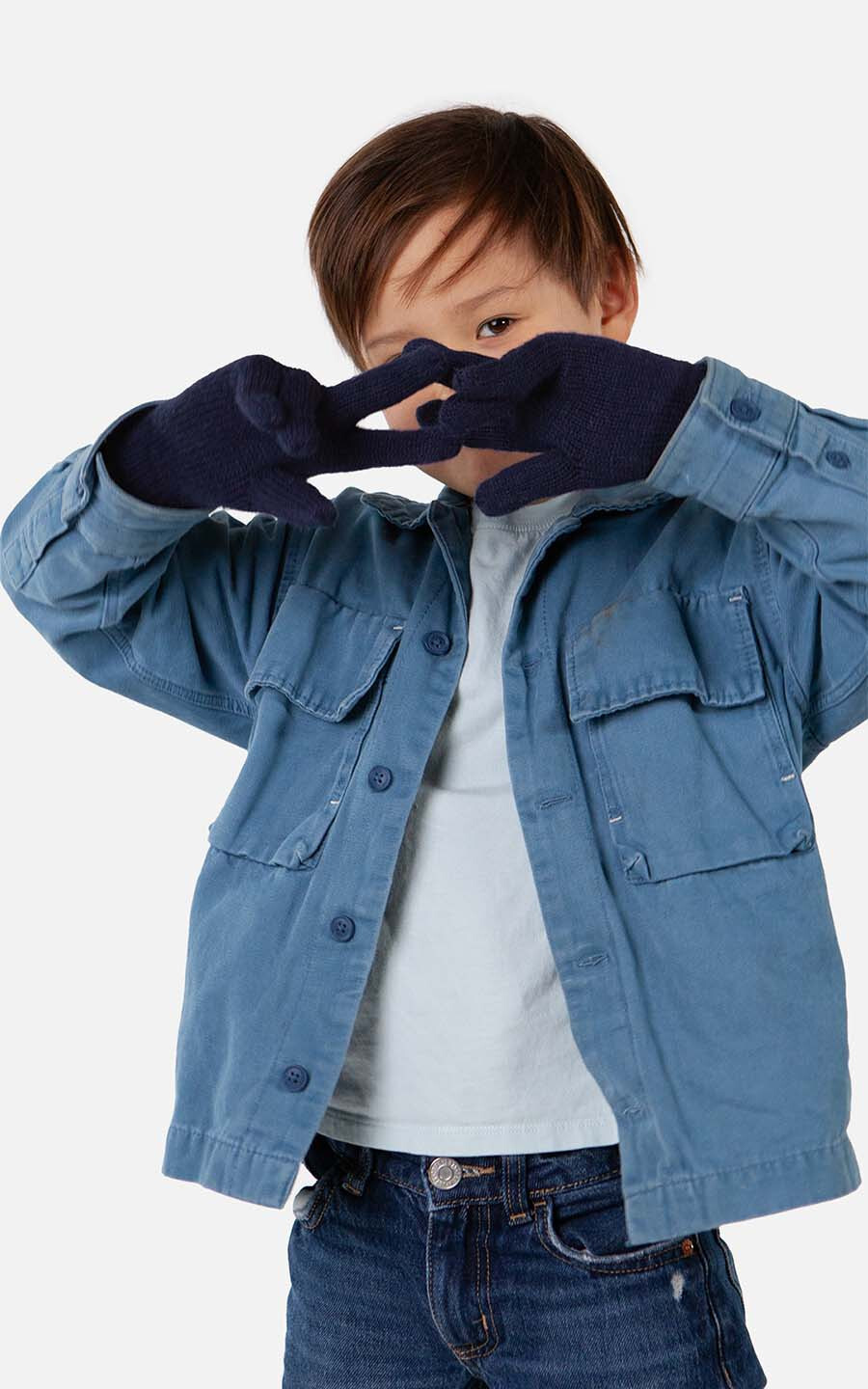 Blauw Handschoenen image