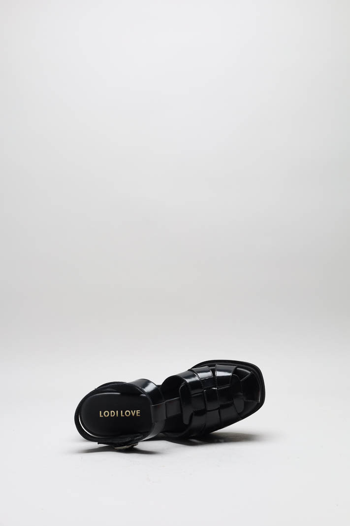 Zwart Sandaal sleehak image