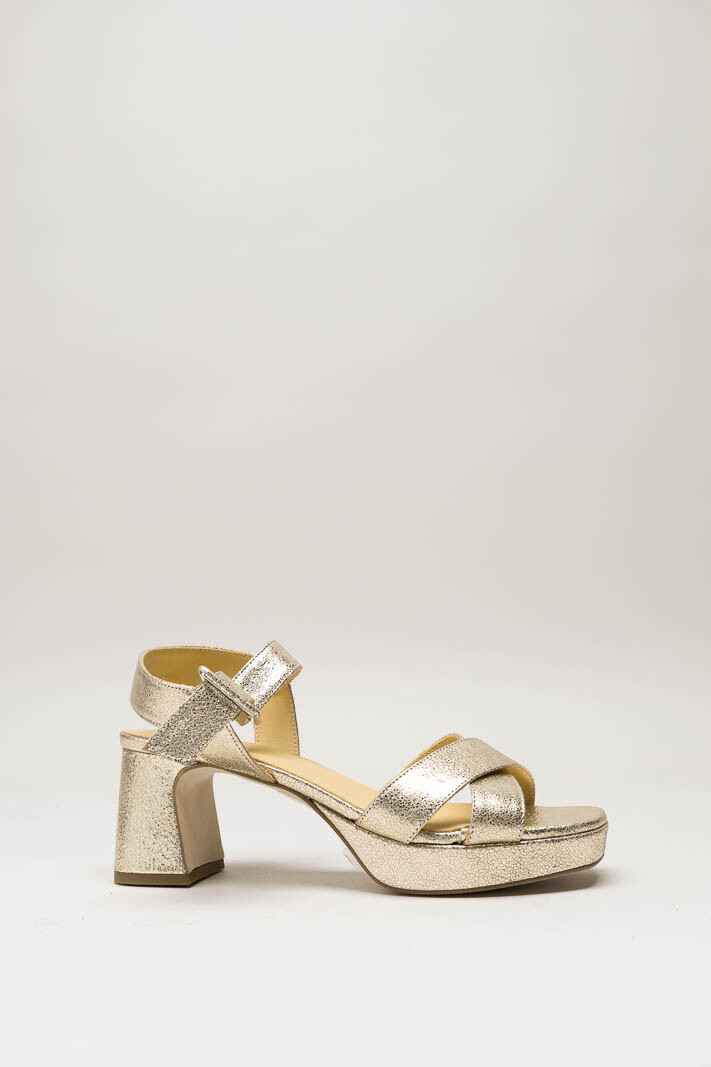 Goud Sandaal hak
