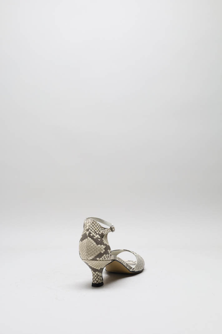 Greige Sandaal hak image