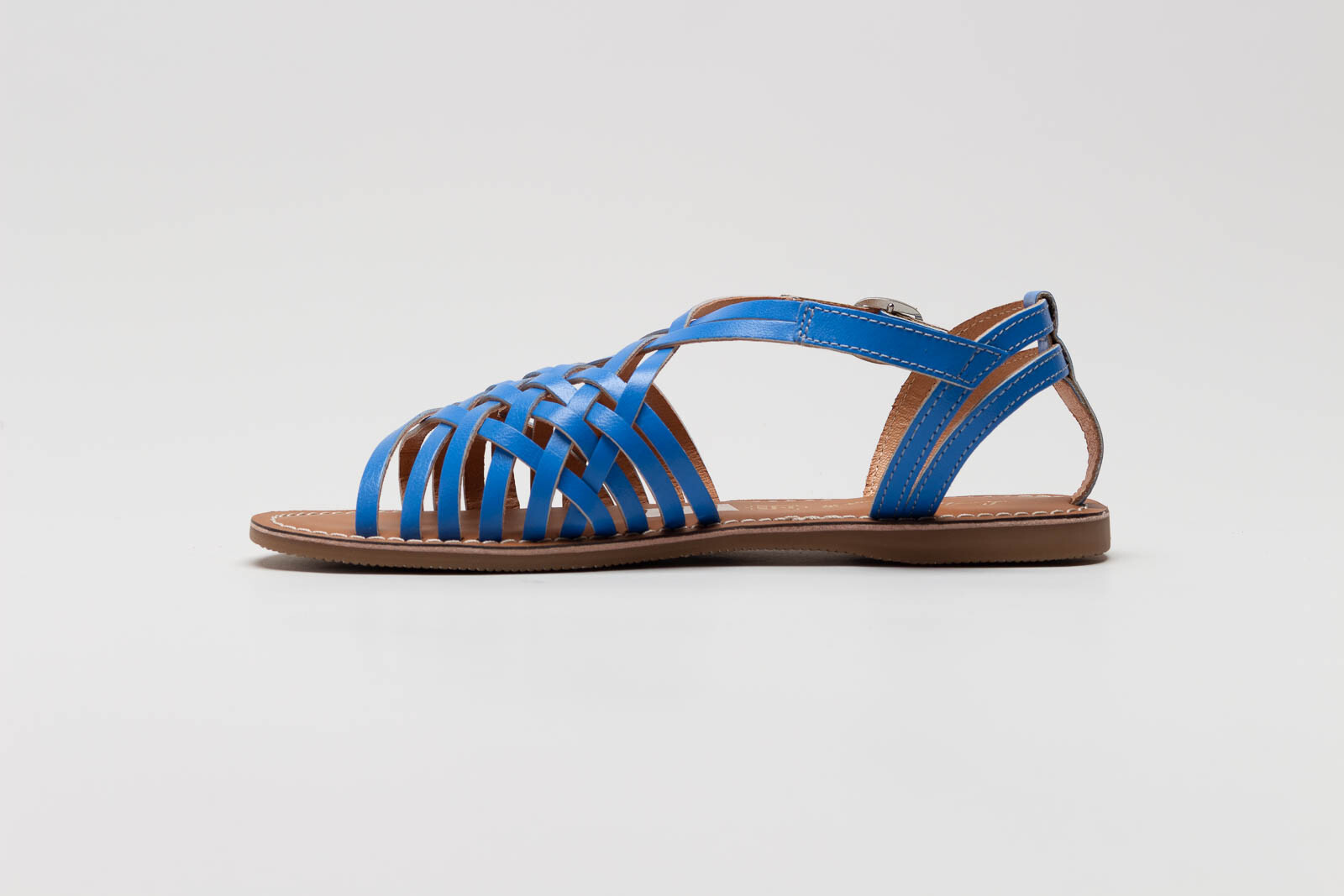 Blauw Sandaal plat image