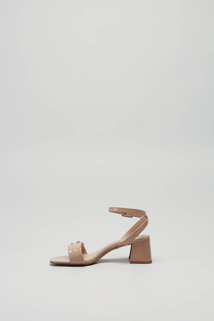 Nude Sandaal hak image