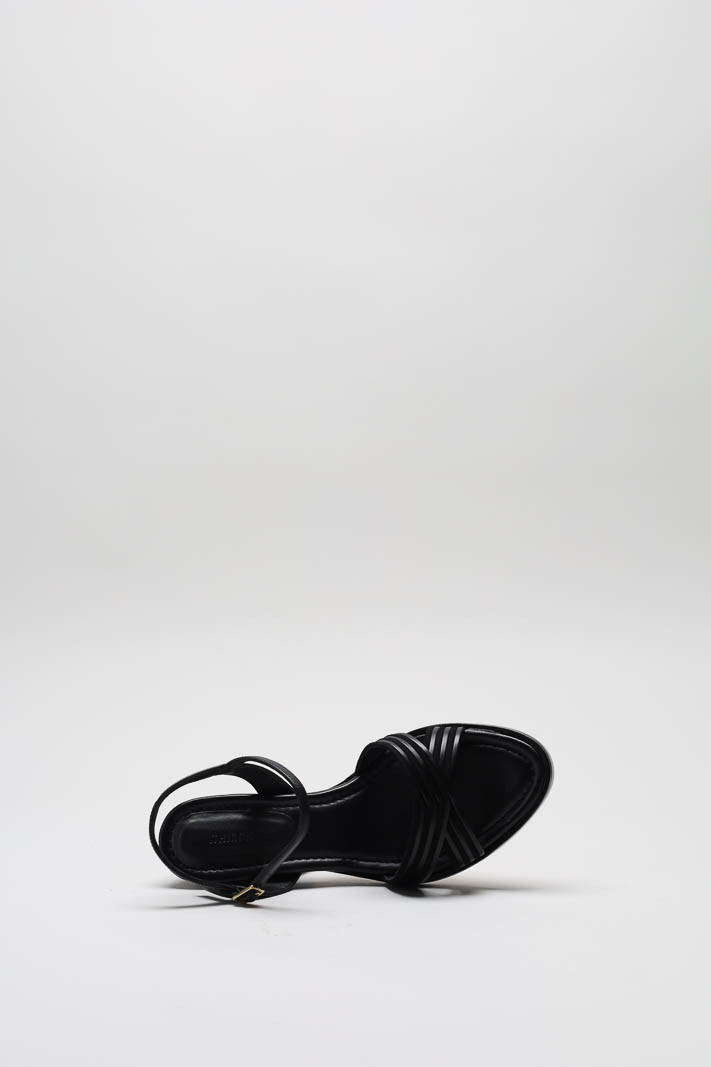 Zwart Sandaal hak image