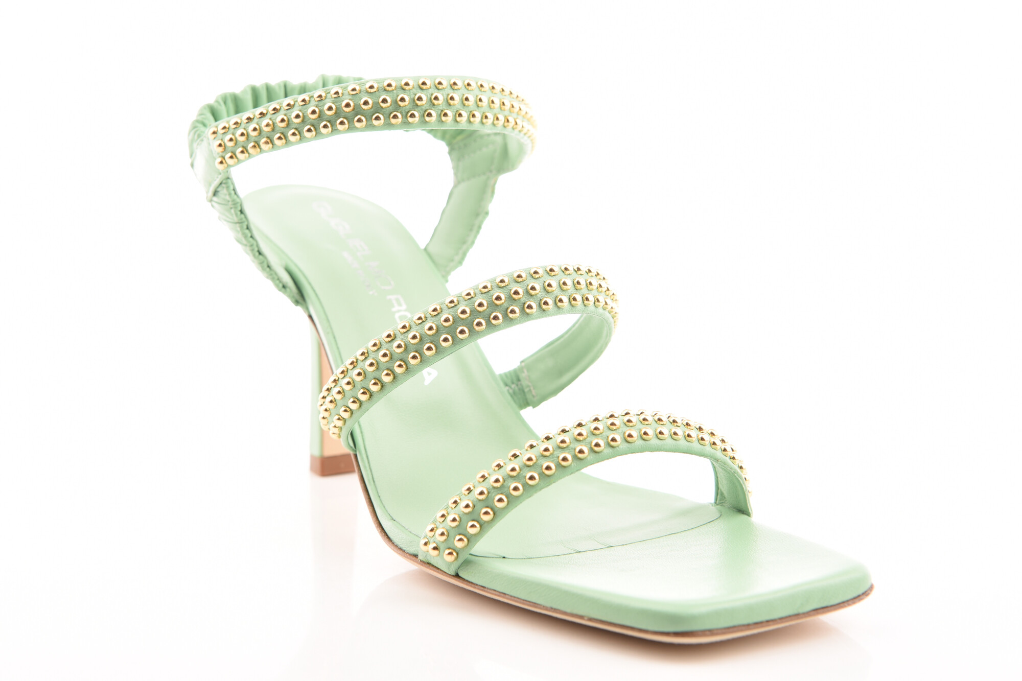 Lichtgroen Sandaal hak