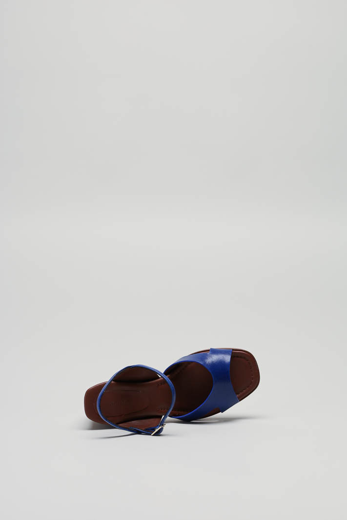 Blauw Sandaal hak image