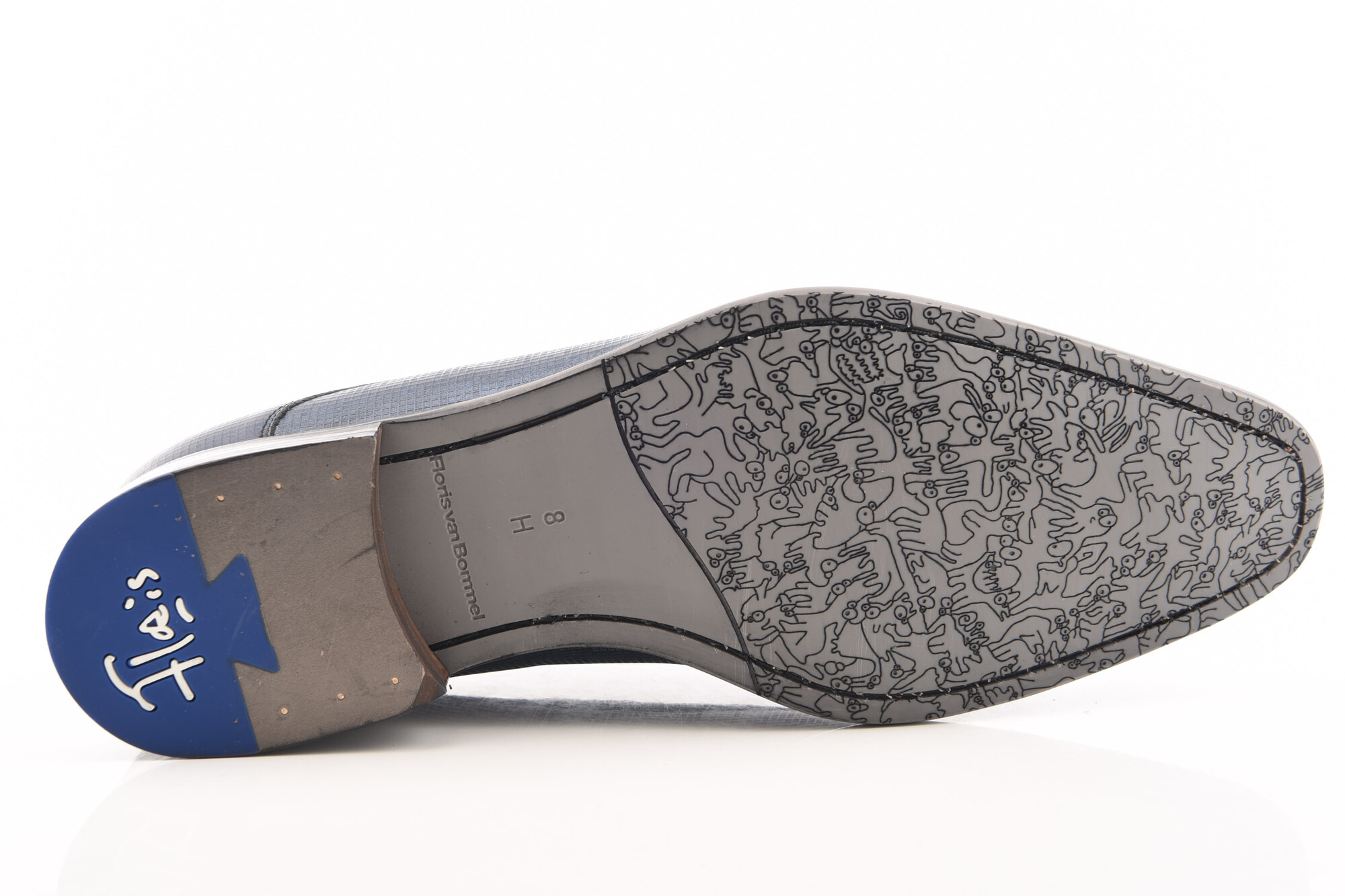 Blauw Veterschoen image