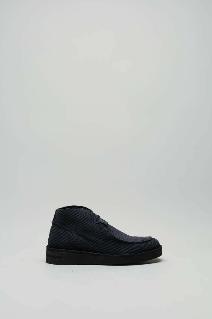 Zwart Veterschoen hoog