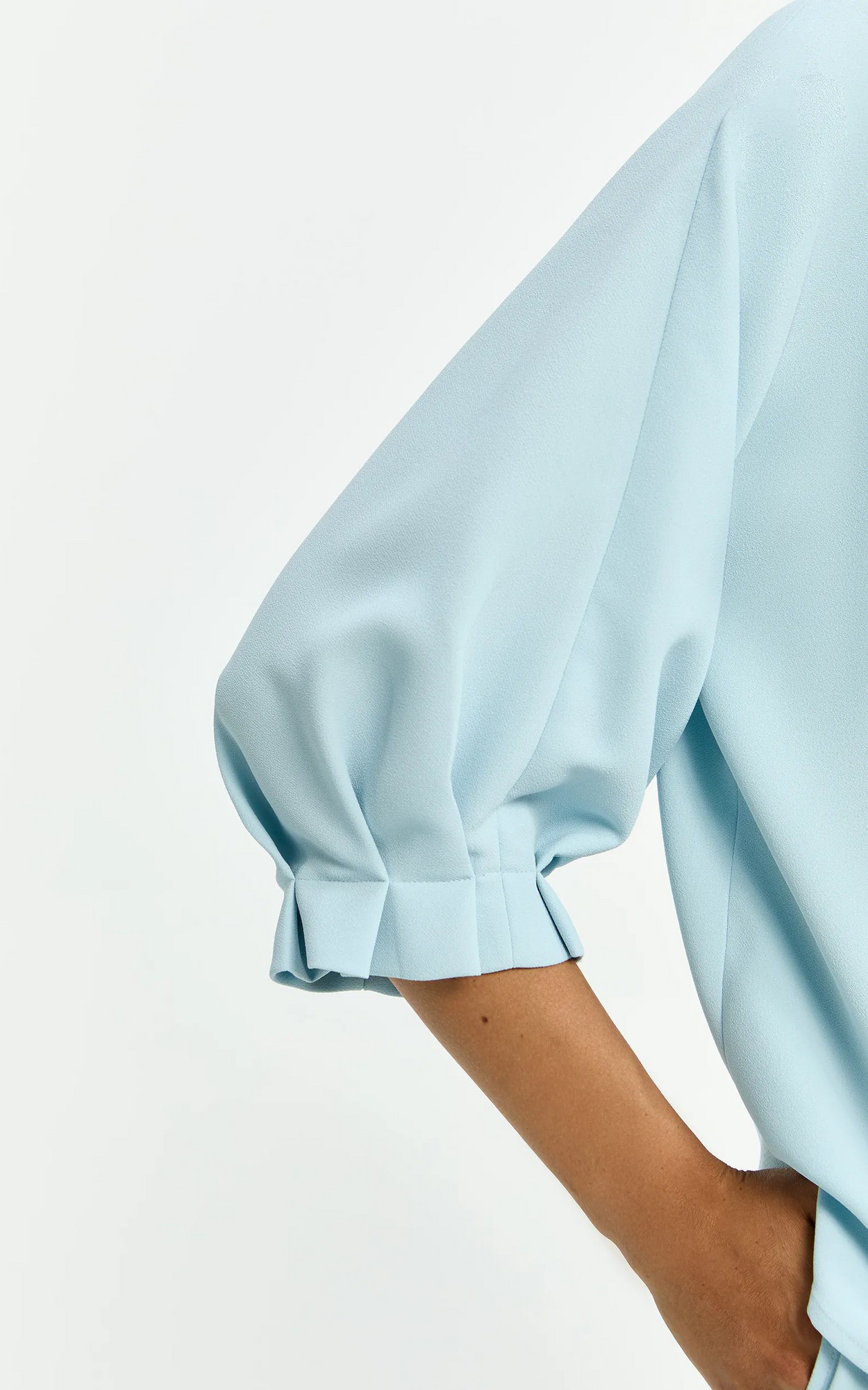 Lichtblauw Blouse image