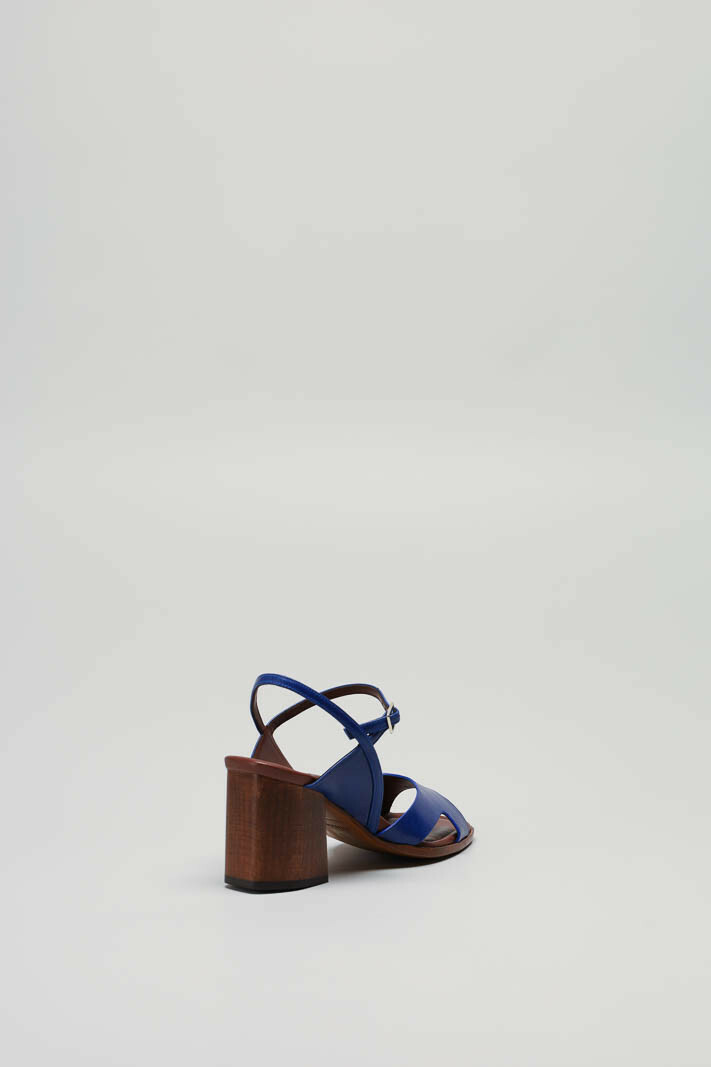 Blauw Sandaal hak image