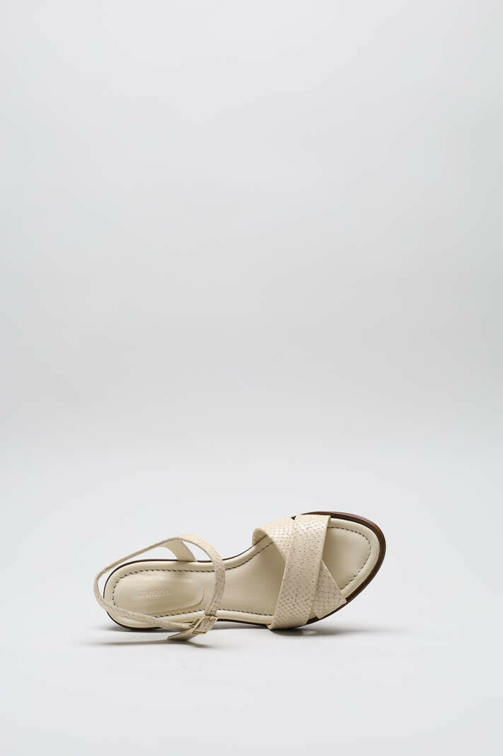 Beige Sandaal hak image