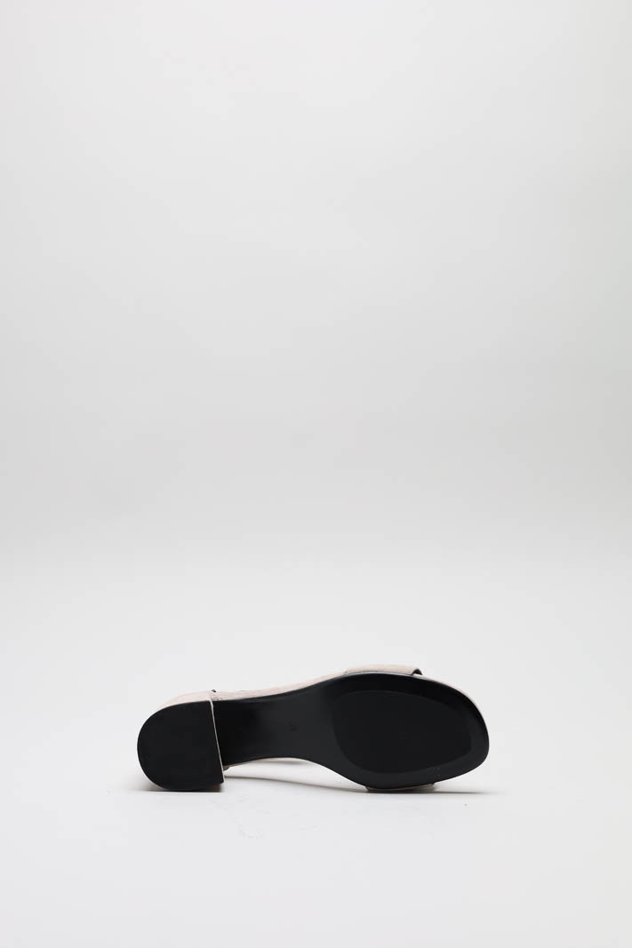 Taupe Sandaal hak image