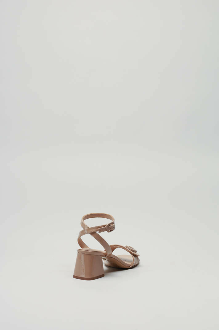 Nude Sandaal hak image